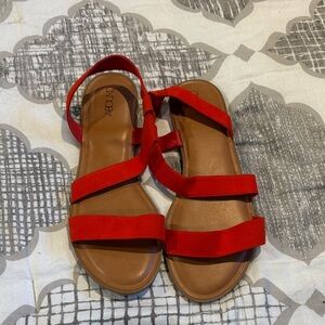 Women's Bold Red Sandals